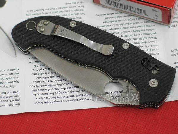 美国蜘蛛SPYDERCO C95GP2代 127名刀网