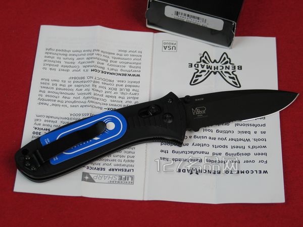 美国蝴蝶Benchmade 520SBK 全刃折刀