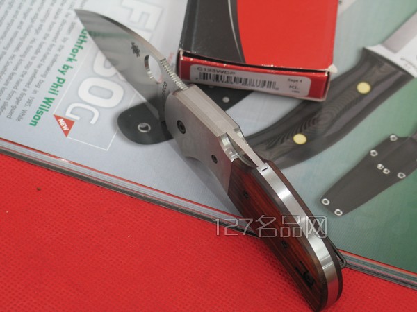 美国蜘蛛SPYDERCO  C123WDP贤者4代 127名刀网