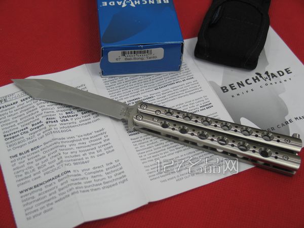 美国蝴蝶 Benchmade 67T头甩刀