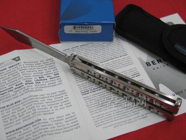 美国蝴蝶 Benchmade 67T头甩刀