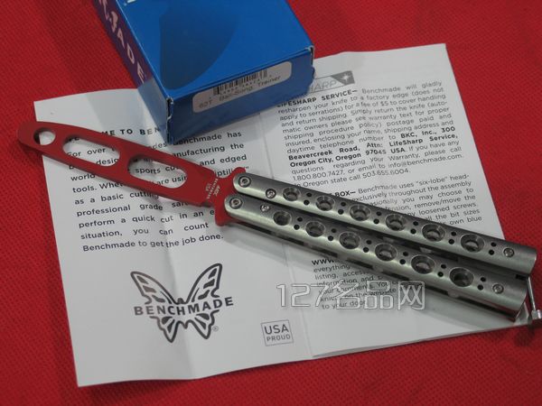 美国蝴蝶 Benchmade 62T练习甩刀