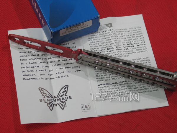 美国蝴蝶 Benchmade 62T练习甩刀