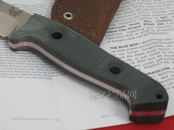 美国蝴蝶BENCHMADE 162野外求生战术直刀