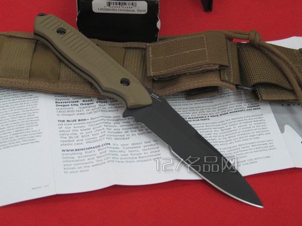 美国蝴蝶BENCHMADE 140SBKSN 猎虎沙漠之狐 