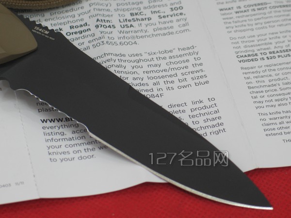 美国蝴蝶BENCHMADE 140SBKSN 猎虎沙漠之狐 