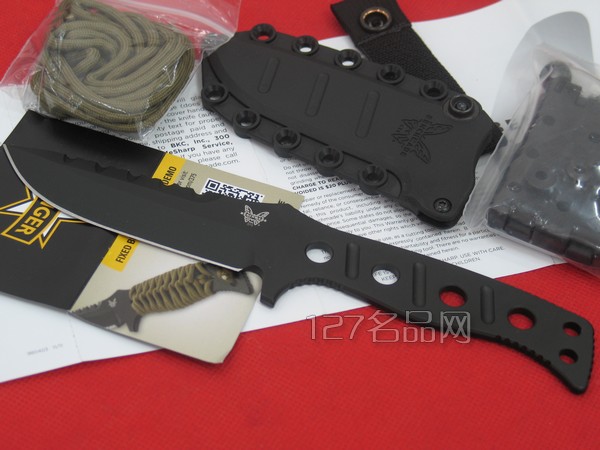 美国蝴蝶Benchmade 蝴蝶375BK 阿达玛斯战术直刀