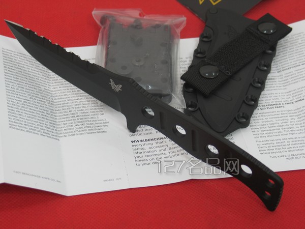 美国蝴蝶Benchmade 蝴蝶375BK 阿达玛斯战术直刀