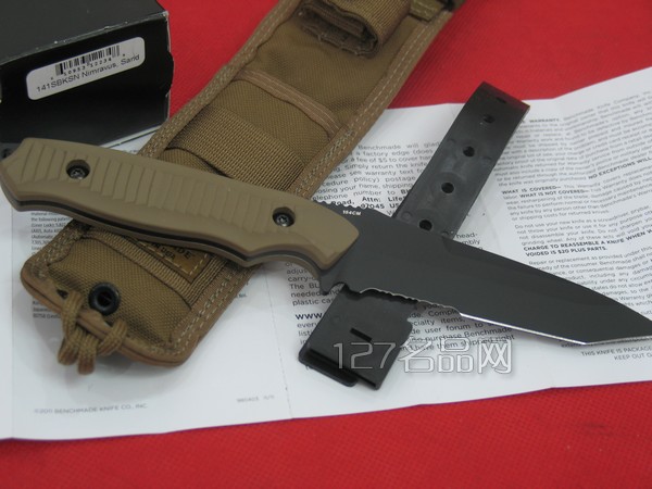 美国蝴蝶BENCHMADE 141SBKSN 猎虎