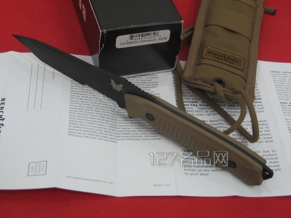 美国蝴蝶BENCHMADE 141SBKSN 猎虎