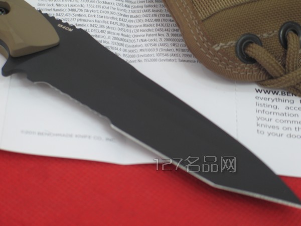 美国蝴蝶BENCHMADE 141SBKSN 猎虎