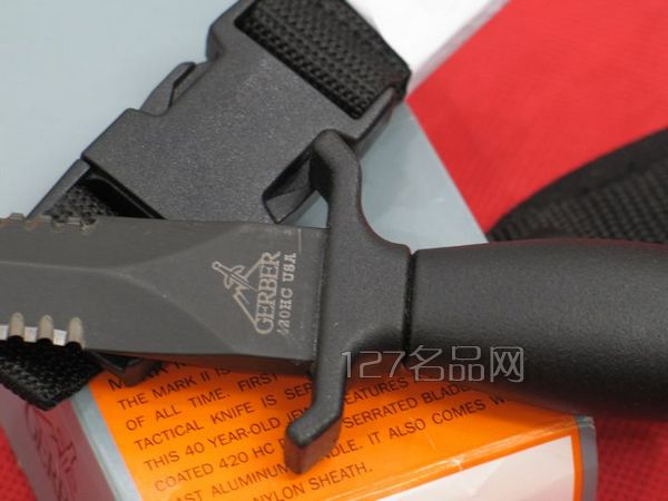 美国戈博 Gerber 1874 双刃半齿格斗刀