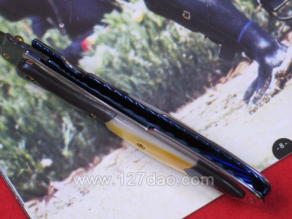 彩色大马士革 剑型手工珍藏版