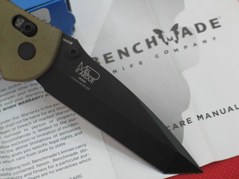 美国蝴蝶Benchmade 553BKSN 支配者系列T头战术折刀