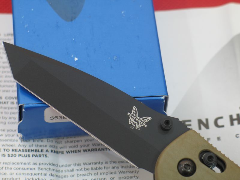 美国蝴蝶Benchmade 553BKSN 支配者系列T头战术折刀