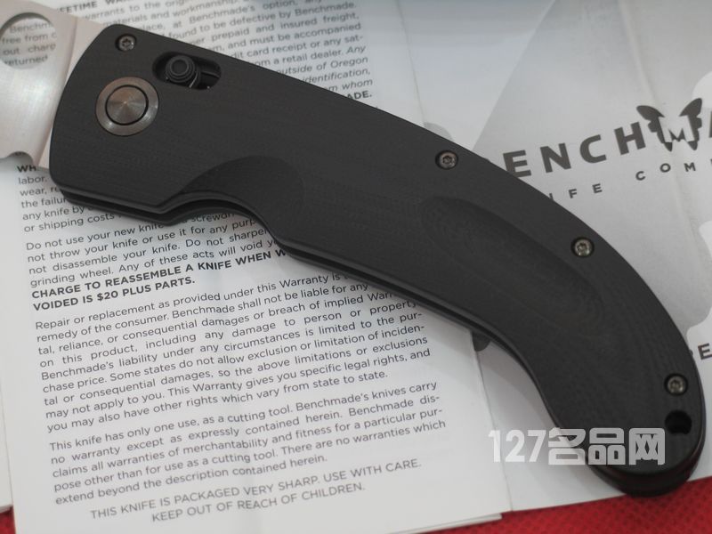 美国蝴蝶 Benchmade 741S半齿攻击刀