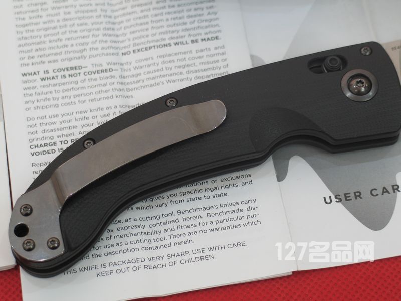 美国蝴蝶 Benchmade 741S半齿攻击刀