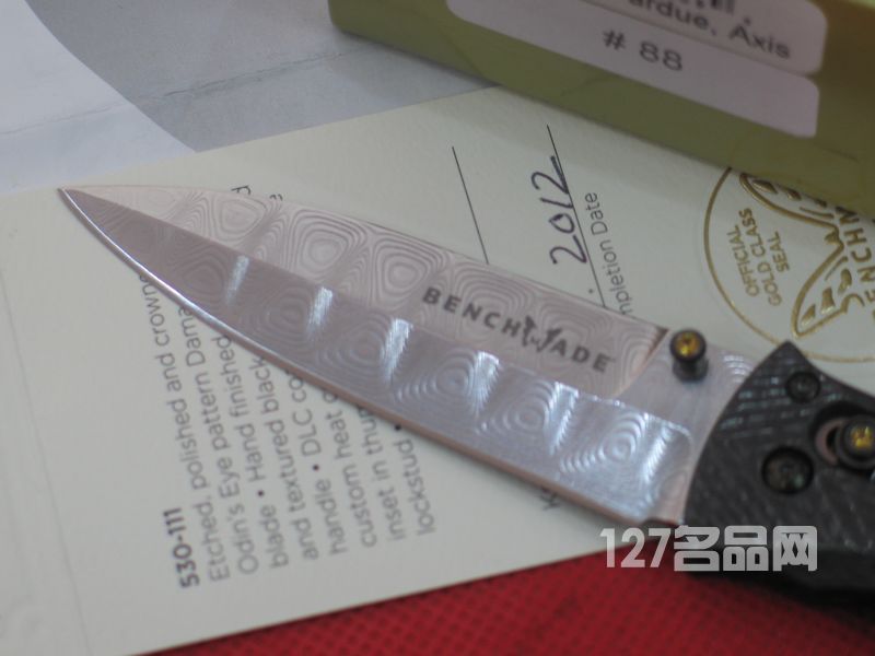 美国蝴蝶 Benchmade 530-111大马士革限量版