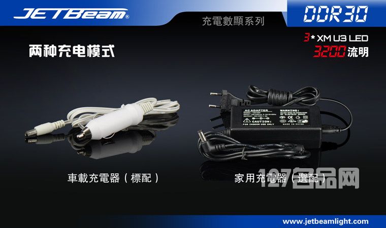 杰特明JETBeam DDR30手电筒