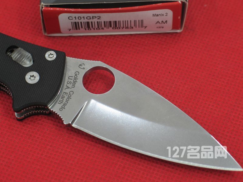 美国蜘蛛SPYDERCO  C101GP2全刃  127名刀网