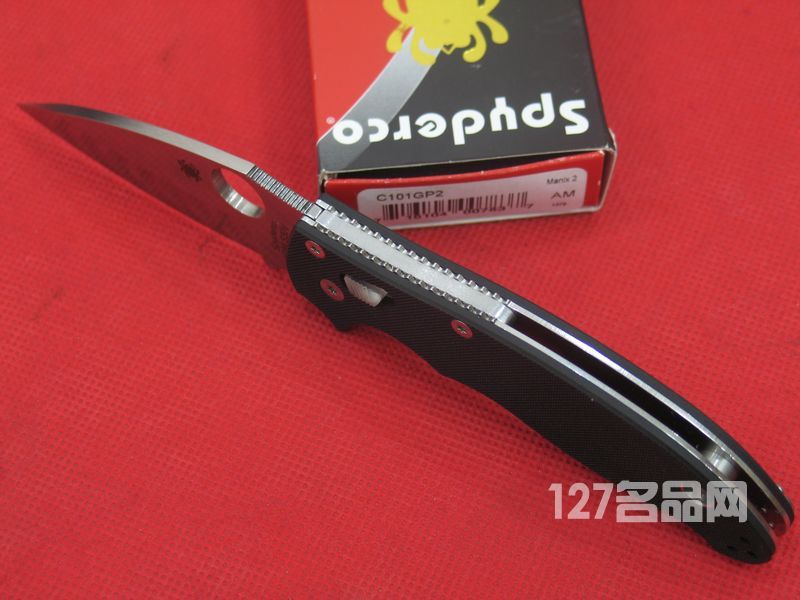 美国蜘蛛SPYDERCO  C101GP2全刃  127名刀网