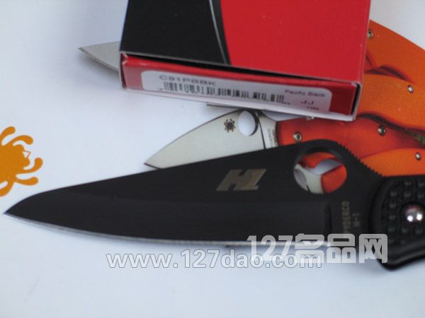 美国蜘蛛SPYDERCO  C91PBBK平刃  127名刀网