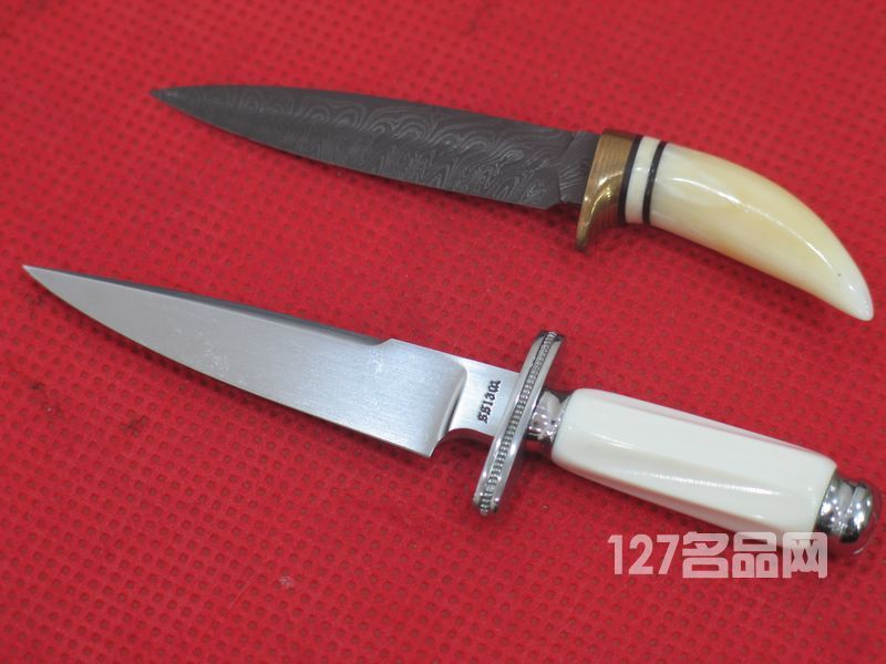 海象牙大马士革迷你型小手工刀