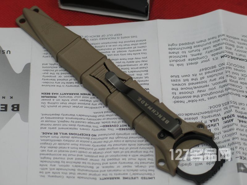 美国蝴蝶BENCHMADE  176BKSN刺型匕首