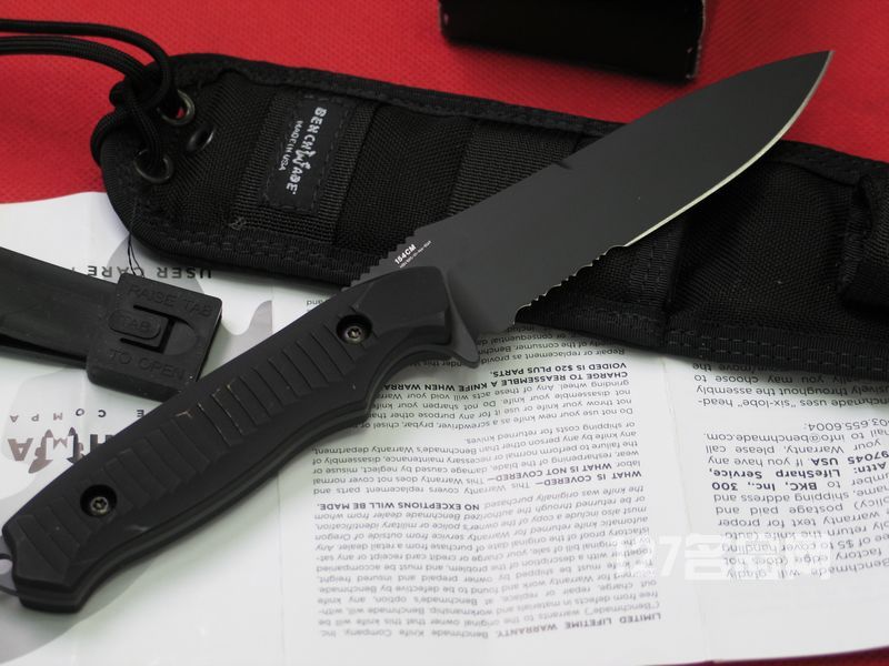 美国蝴蝶BENCHMADE  140SBK半齿战术直刀