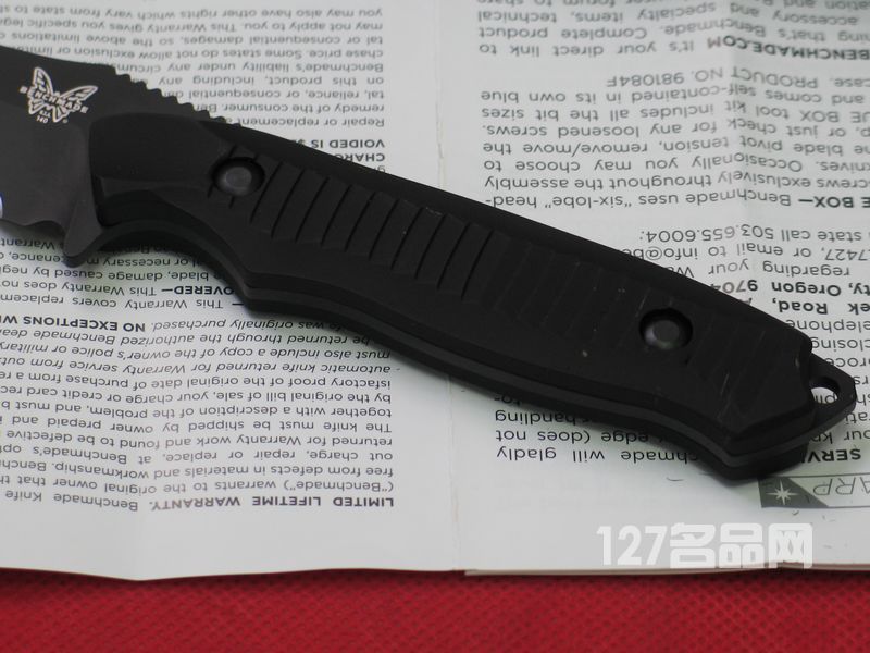 美国蝴蝶BENCHMADE  140SBK半齿战术直刀