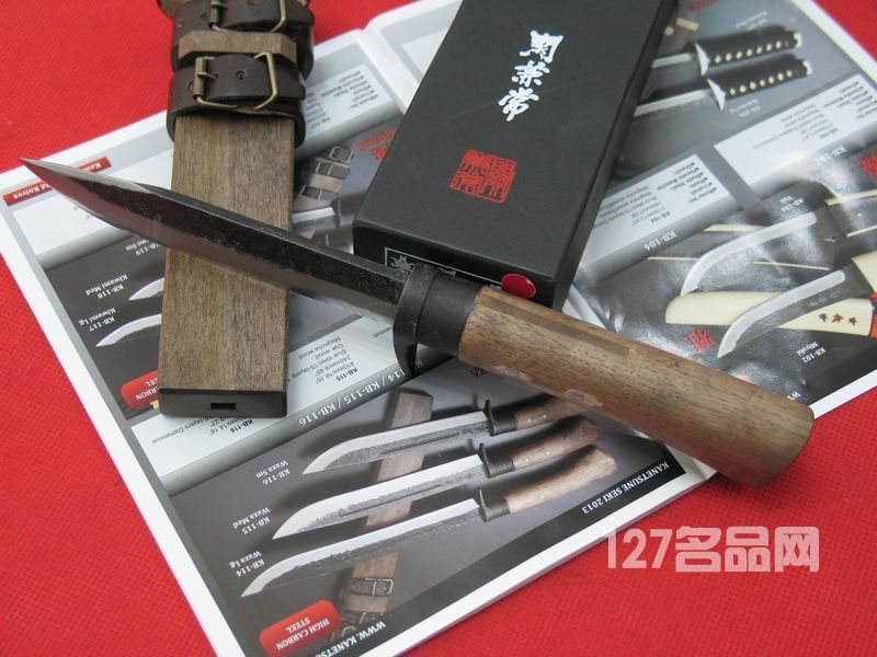 关兼常Kanetsune KB213白钢橡木柄
