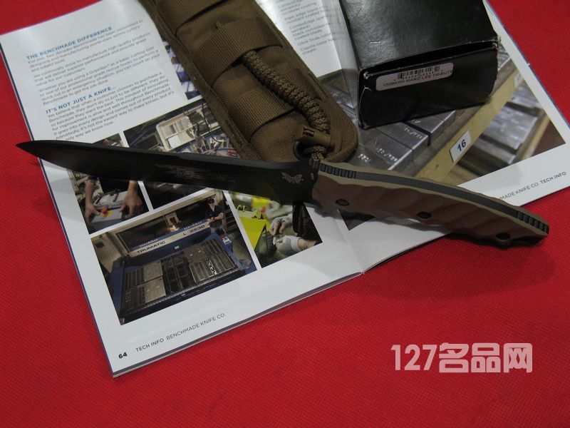 美国蝴蝶BENCHMADE  150BKSN海豹部队战术刀