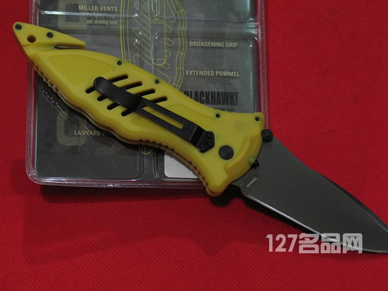 美国黑鹰BlackHawk 15M101YL 马克1 黄色柄
