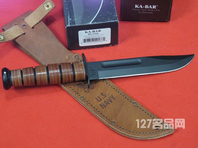 美国卡巴KA-BAR 9166海军911纪念版