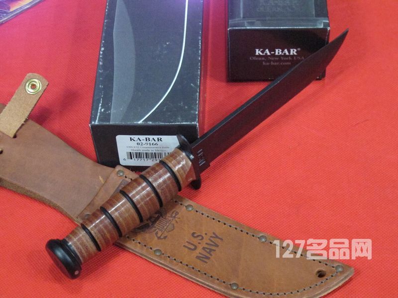 美国卡巴KA-BAR 9166海军911纪念版