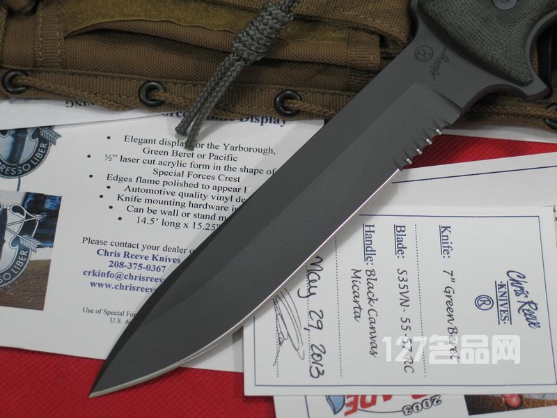 克里斯·里夫Chris Reeve7寸贝雷帽S35VN钢