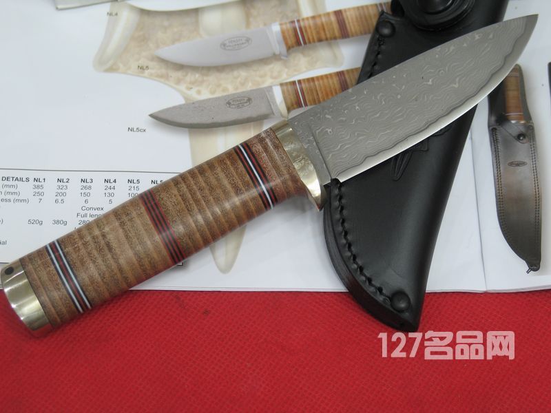 瑞典FK Fallkniven NL5CX 大马士革经典猎刀