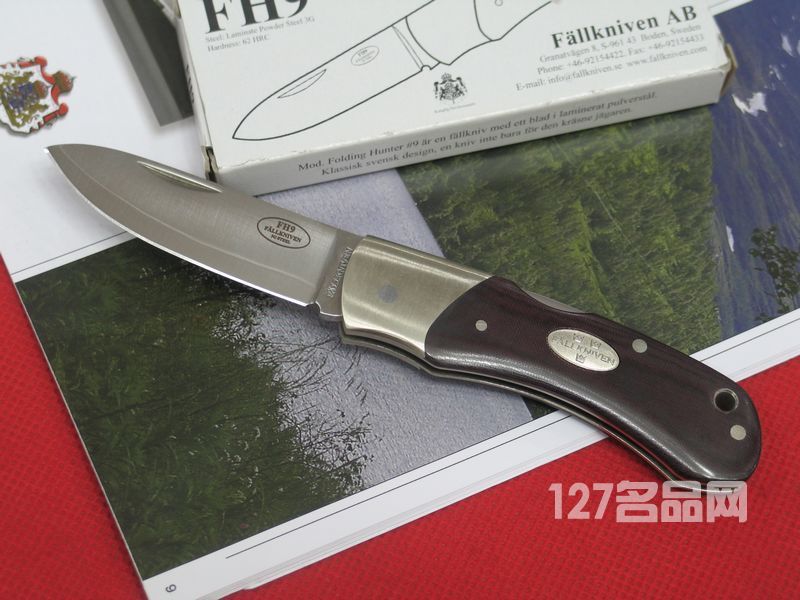 瑞典FK Fallkniven FH9 米卡塔柄口袋刀