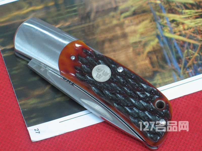 瑞典FK Fallkniven TK3JB 皇家手工野生黄牛骨柄礼盒折刀