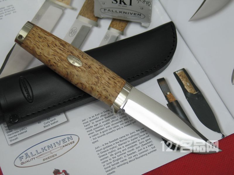 瑞典FK Fallkniven SK1 3G白桦木柄限量版猎刀