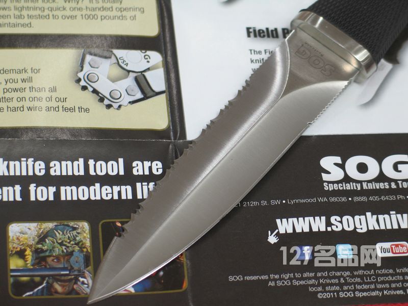 美国哨格SOG S14-K 五角精英战斗匕首