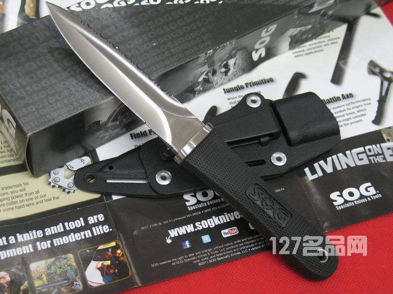 美国哨格SOG S14-K 五角精英战斗匕首