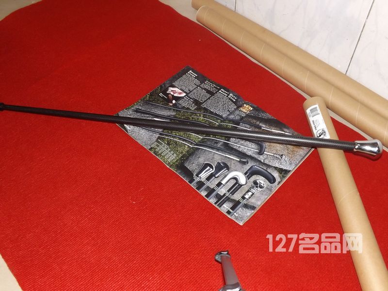 美国冷钢Coldsteel 88SCF 碳纤维拐杖剑(不锈钢圆头)