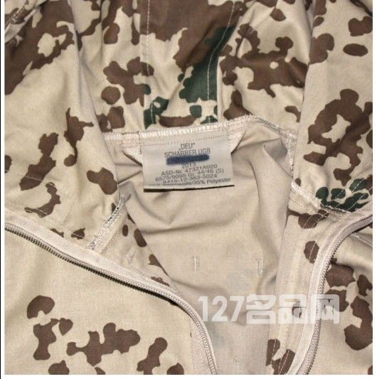 德军原品 军版 KSK 特种部队 沙漠斑点 SMOCK 作战风衣