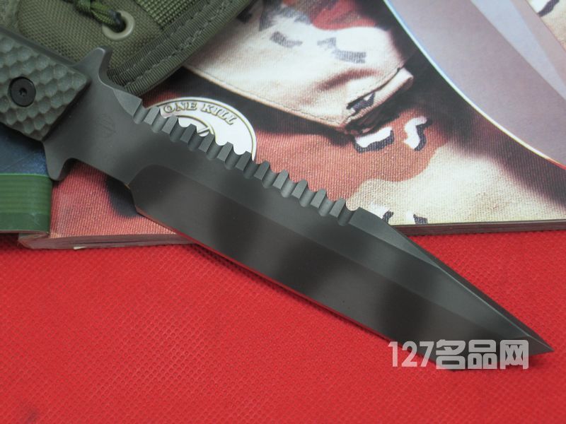 美国挺进者Strider BTSS G10柄背齿战术直刀 