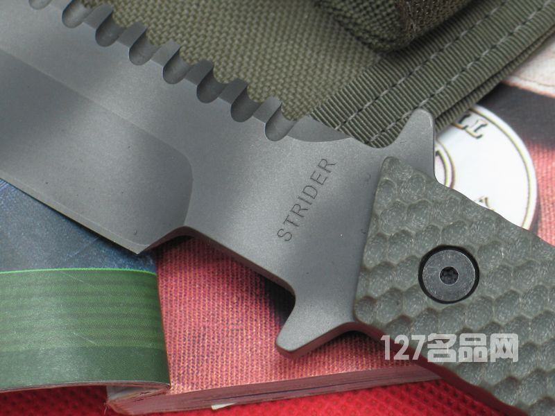 美国挺进者Strider BTSS G10柄背齿战术直刀 