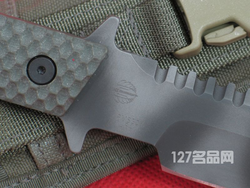 美国挺进者Strider BTSS G10柄背齿战术直刀 
