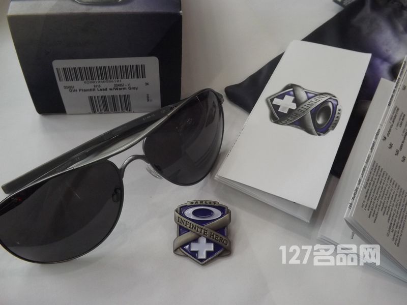 欧克利OAKLEY 4057-11军版暧灰色太阳镜 