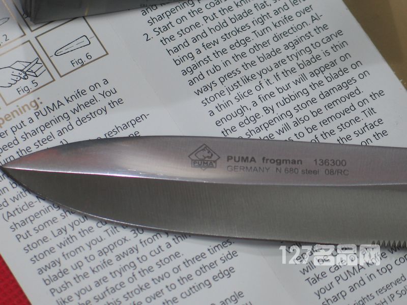 德国彪马PUMA 6300蛙人潜水刀
