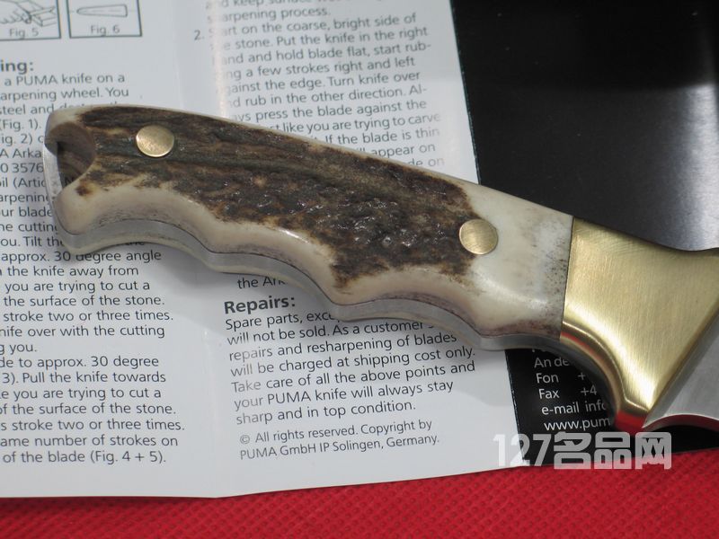 德国彪马PUMA 810696 鹿角板战术直刀
